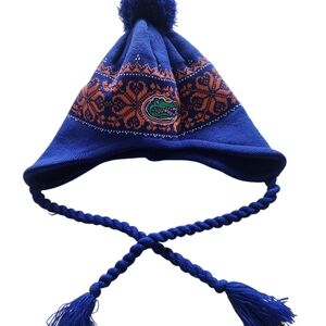 Florida Gators Blue & Orange Knit Pom Pom Knit Hat